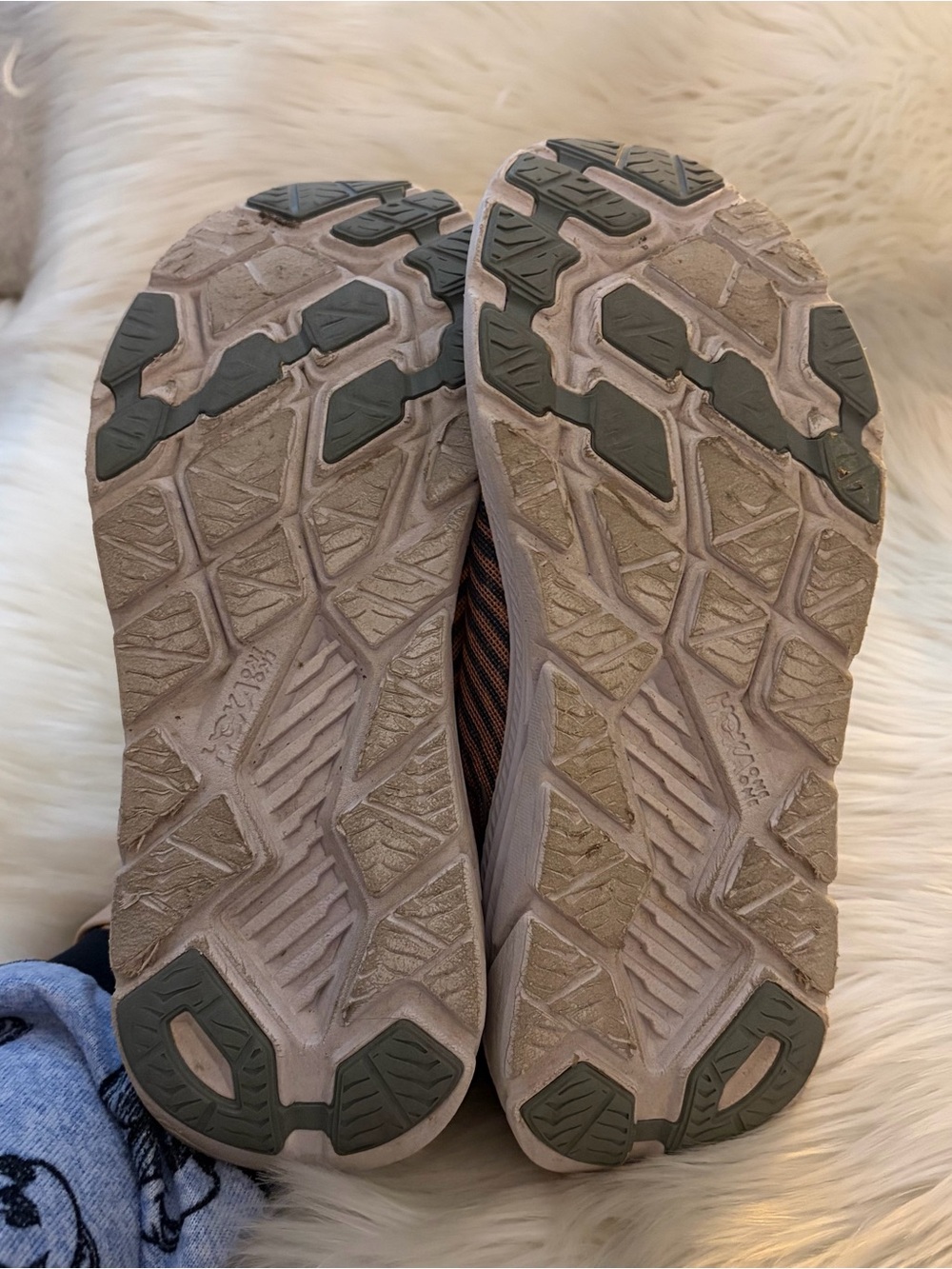 Hoka Rincon Running Sneakers - gray with Peach Logos - Picture 5 of 6